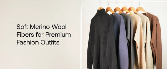 Soft Merino Wool Fibers for Premium Fashion Outfits | Brrotank