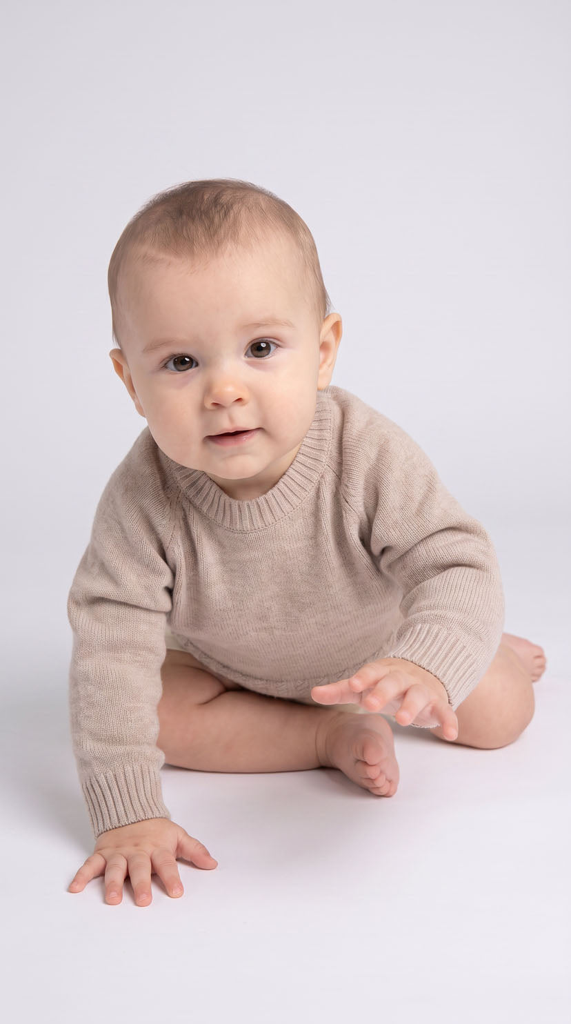ZQ Merino & Bactrian Camel Baby Jumper