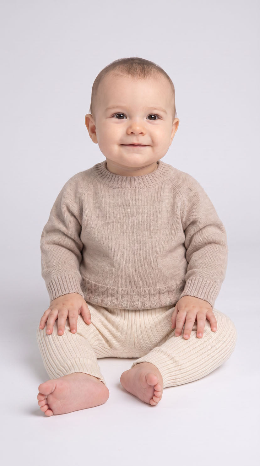 ZQ Merino & Bactrian Camel Baby Jumper