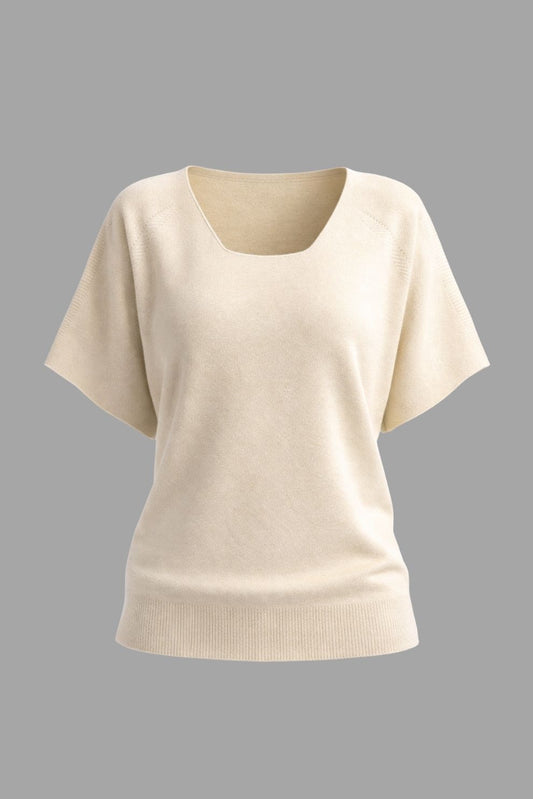 Ivory Drape Top